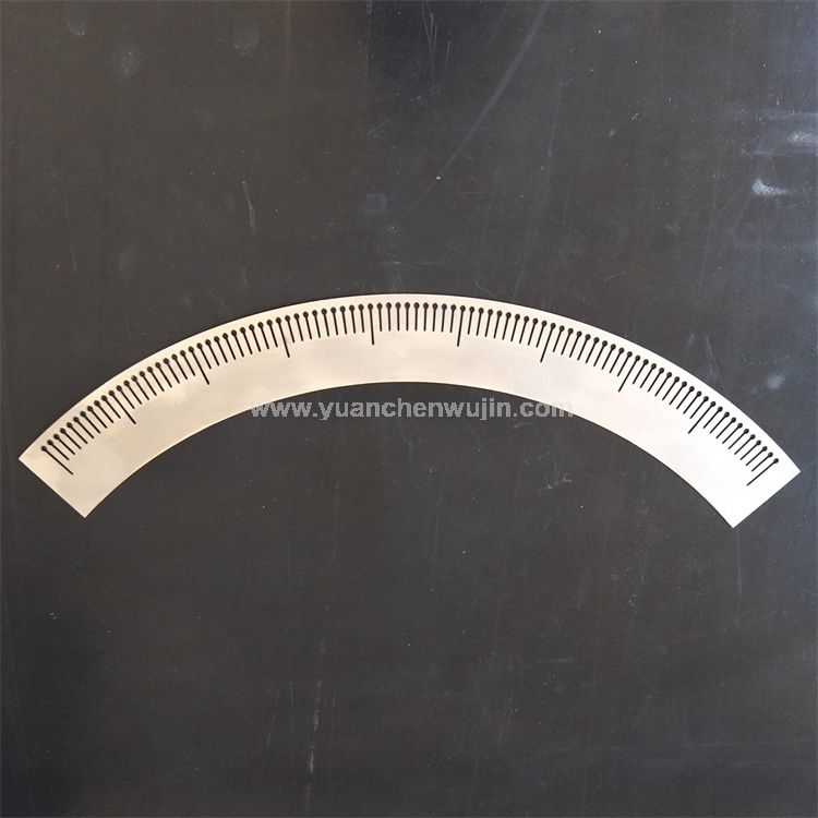 Carbon Steel Instrument Scale Plate Customized Processing