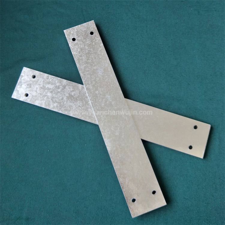 Laser cutting service of galvanized sheet steel parts