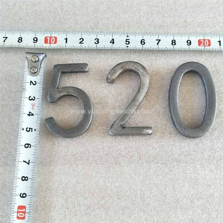 Metal Letters and Numbers for the Nameplate of Products or Equipment